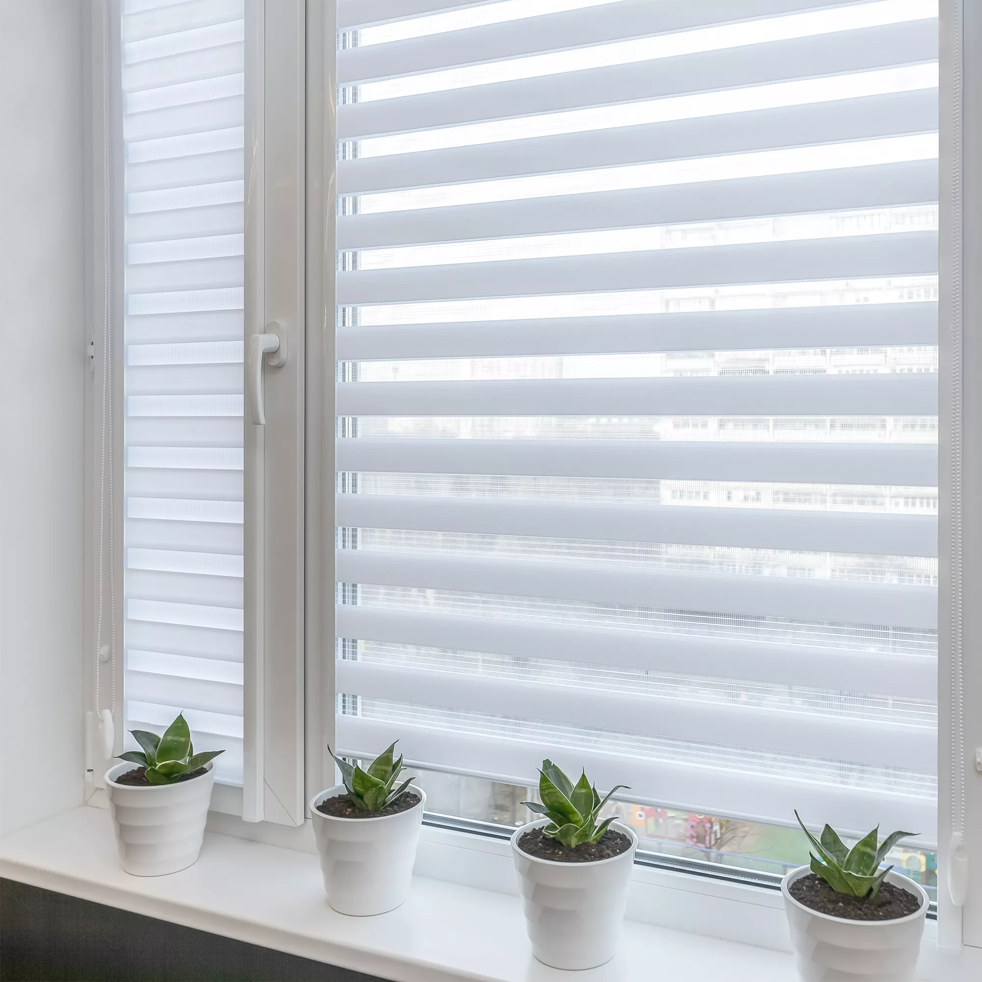 Кассетные шторы Зебра