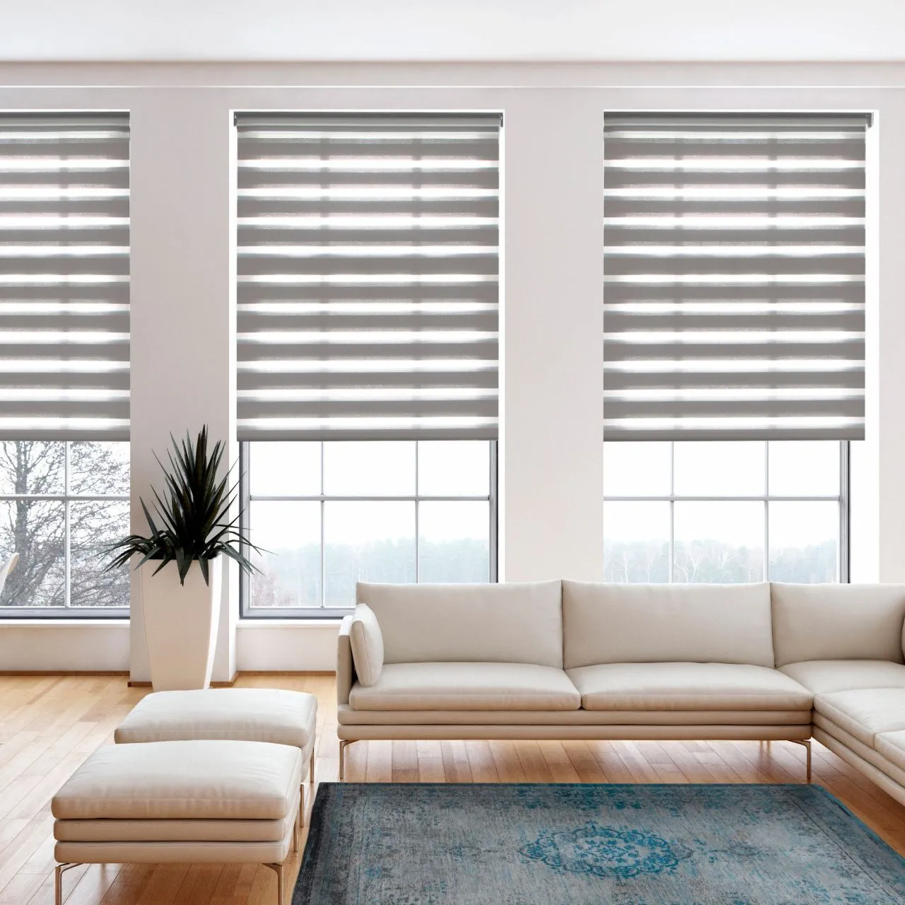 Скидка 10% на рулонные шторы Зебра